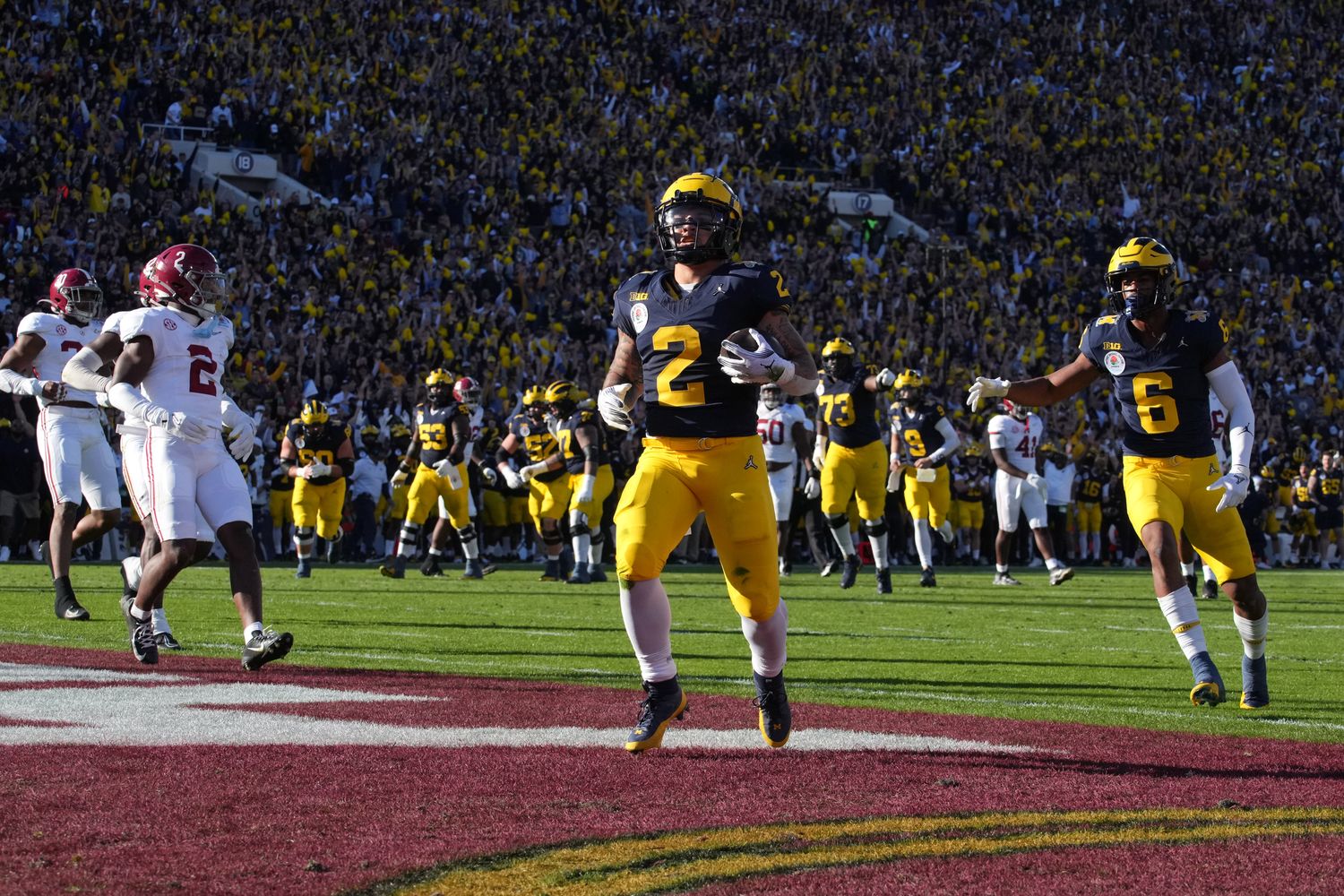 Blake Corum Alabama Rose Bowl